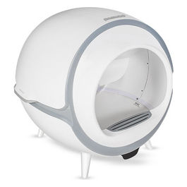 Lettiera Autopulente Smart per Gatti, 4L Grigio/Bianco