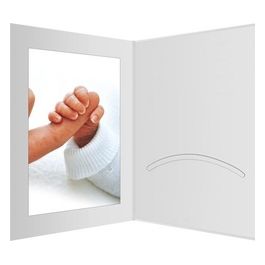 Cartelle Portafoto con Passepartout 15x20cm Bianco Opaco 100 Pezzi