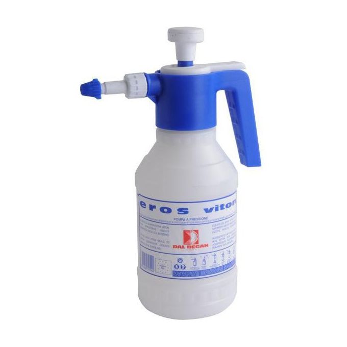 Dal Degan Pompa a Precompressione Eros Viton Liquidi Aggressivi 2 Lt Bianco