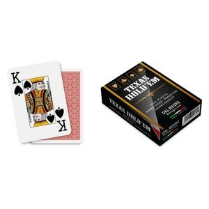 Dal Negro Carte Texas Hold'em Casino' Quality Rosso