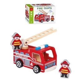 Prime Attivita' Fire Truck Veicolo Pompieri Legno
