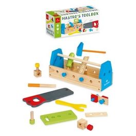 Prime Attivita' Cassetta Attrezzi Mastros Toolbox Legno 2 in 1