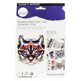 Kit Activity Guazzo Simply Gatto