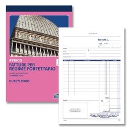 Data Ufficio Confezione 5 Fatture Regime Forfettatario 50/50