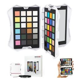 Spyder SCK310 - Strumento portatile per la corrispondenza dei colori con custodia ergonomica 62 obiettivi di colore tabella di correzione del colore per fotografia e ritratti