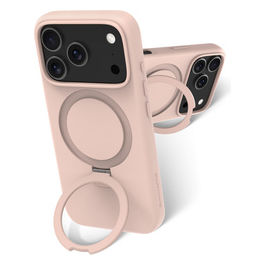 Cover iPhone 17 Pro Sabbia Rosa con Kickstand MagSafe