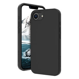 Dbramante1928, Custodia iPhone 16e, 15,5 cm, in Silicone Riciclato, Nero Notte