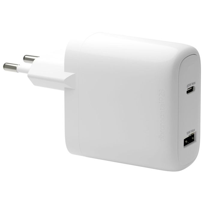 DBrramante1928 Re-Charge Universale Bianco AC Interno Usb-C 65WUsb-A