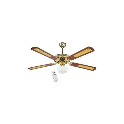 Ventilatore da soffitto 4 pale con luce e telecomando modello 43tl da 54 x 20 x 18cm perfetto per climatizzazione efficiente
