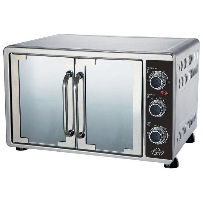 DCG MBS58 Multiforno Elettrico Ventilato Capacita' 58 Litri Timer 60 minuti Luce interna Inox