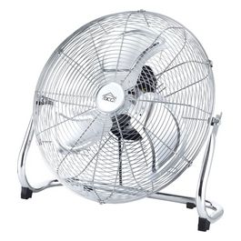 Ventilatore Verticale 3 Velocità 55cm Cromato per Climatizzazione in Ambienti Interni
