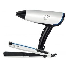 Dcg HPS2900 Phon con Piastra per Capelli Bianco