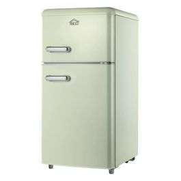 MF100CCDP Frigorifero Doppia porta 100 Litri Design Retrò Panna