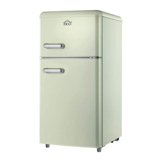 DCG MF100CCDP Frigorifero Doppia porta 100 Litri Design Retro' Panna