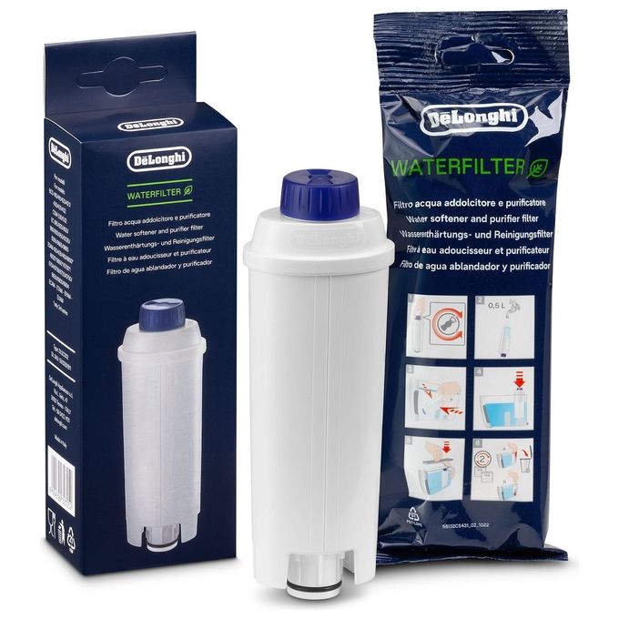 De'Longhi DLSC002 – Filtro Acqua per Macchine da Caffe' compatibile con ECAM, ETAM, ESAM