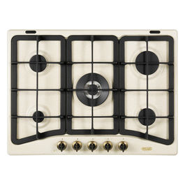 De longhi piano cottura a gas 5 fuochi 68 cm ghisa avena incasso AVF 57 PRO
