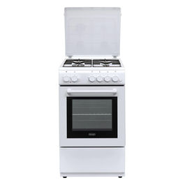 De Longhi, Cucina a Gas con Forno Elettrico, 4 Fornelli, 50 cm, 74 L