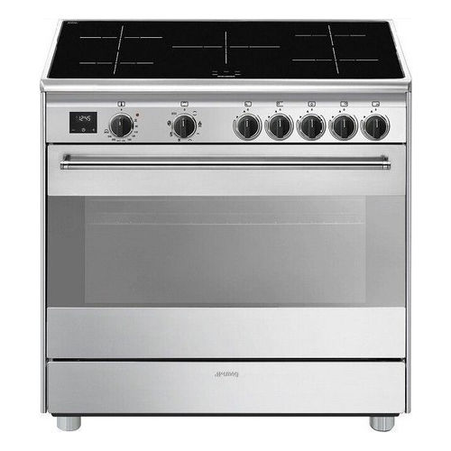 De'Longhi DGVX96SG Cucina a Gas Libera Installazione 5 Fuochi Forno Gas Ventilato 115 L Grill Elettrico Classe A (90x90x60 cm) colore Inox