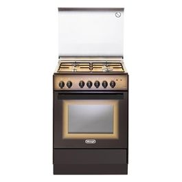 De Longhi DEVK 65 ED Linea Design Cucina a Gas Libera Installazione Forno Elettrico 4 Fuochi Classe energetica A Termoventilato 3D Vano Scaldavivande 4 Funzioni 60 cm Coppertone