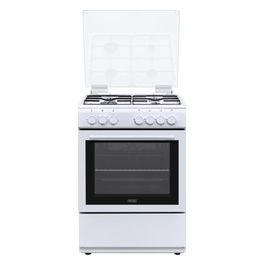 De Longhi DL664EW Cucina a gas 4 fuochi 60x60 forno elettrico 65 litri Classe A