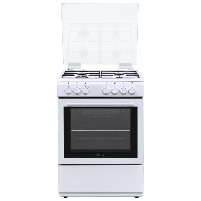 De'Longhi DL664EW Cucina a gas 4 fuochi forno elettrico 65 L Classe A (60x60x85 cm) colore Bianco