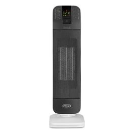 HFX65V20 Bend Line Termoventilatore Ceramico a Torre Oscillante Potenza 2000 W Timer Bianco/Nero