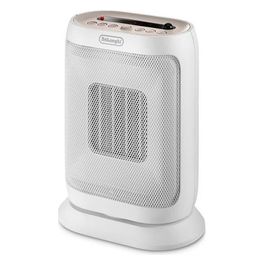 De Longhi HFXR40T20.WB Termoventilatore Capsule YoueMe Ceramico da Pavimento Stufa Elettrica Potenza 2000 Watt colore Bianco