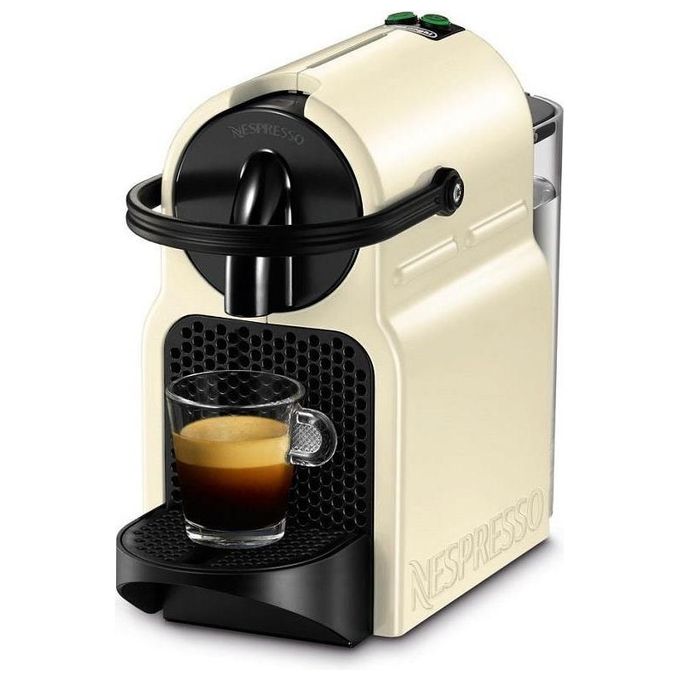 DeLonghi EN80.CW Nespresso Inissia Macchina da Caffe' Sistema Nespresso Potenza 1260 W Capacita' 0,7 Litri Flow Stop Crema/Nero