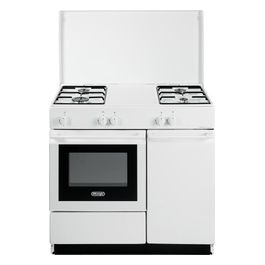 De Longhi SGW 854 NM Cucina a Gas 4 Fuochi Forno a Gas Statico 44 Litri 86x50 cm colore Bianco
