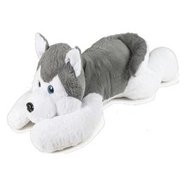 Cane Husky Steso 100cm Glitter Imbottitura Materiale 100% Riciclato