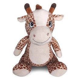 Giraffa Seduta 55cm Imbottitura Materiale 100% Riciclato