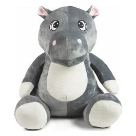 Ippopotamo Seduto 55cm Imbottitura Materiale 100% Riciclato