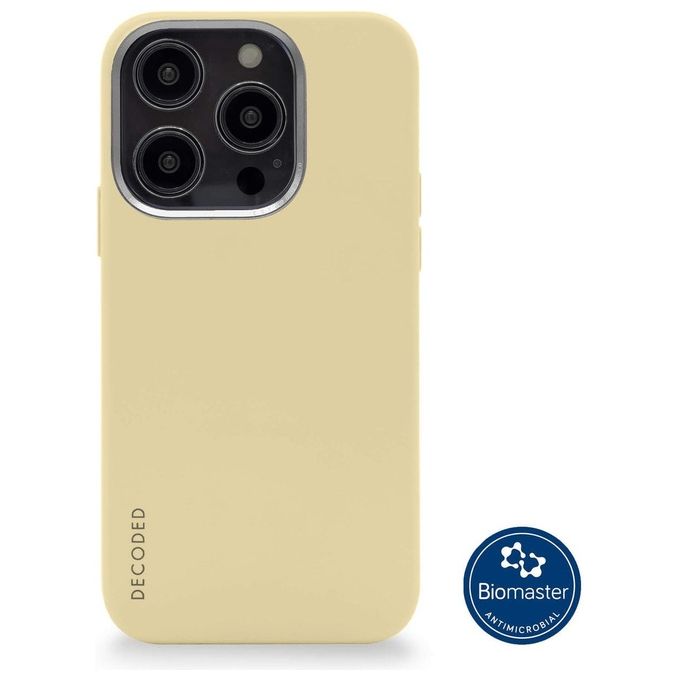 Decoded AntiMicrobial Silicone BackCover per iPhone 14 Pro Max Sweet Corn