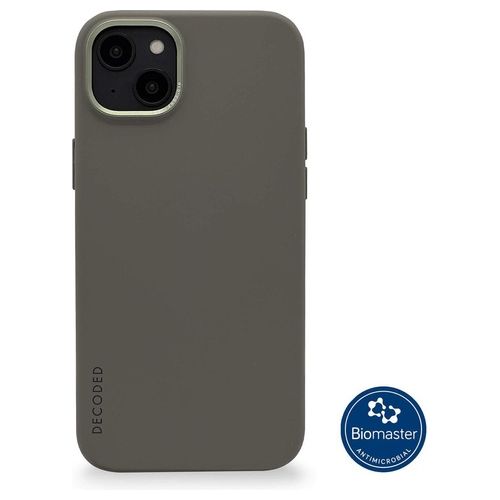 Decoded AntiMicrobial Silicone Cover Posteriore per iPhone 14 Oliva