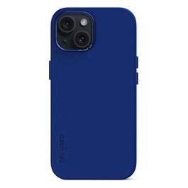 AntiMicrobial Silicone Cover Posteriore per iPhone 15 Galactic blue