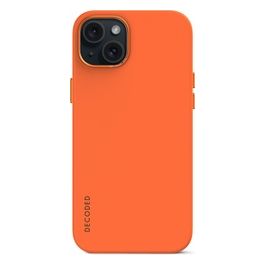 AntiMicrobial Silicone Cover Posteriore per iPhone 15 Plus Apricot