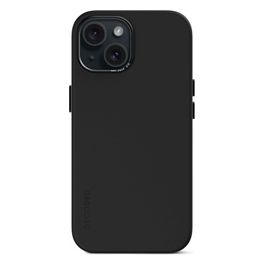 Decoded AntiMicrobial Silicone Cover Posteriore per iPhone 15 Graphene