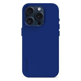 AntiMicrobial Silicone Cover Posteriore per iPhone 15 Pro Max Galactic Blue
