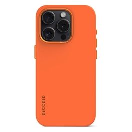 AntiMicrobial Silicone Cover Posteriore per iPhone 15 Pro Albicocca
