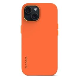 AntiMicrobial Silicone Cover Posteriore per iPhone 15 Albicocca