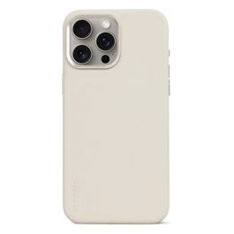 Decoded Cover Posteriore in Pelle per iPhone 15 Pro Max Clay