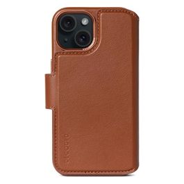Decoded Custodia a Portafoglio in Pelle Staccabile per iPhone 15 Plus Tan