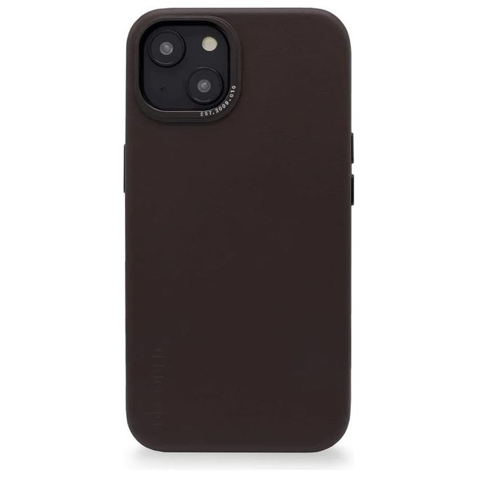 Decoded Leather BackCover per iPhone 14 Chocolate Brown