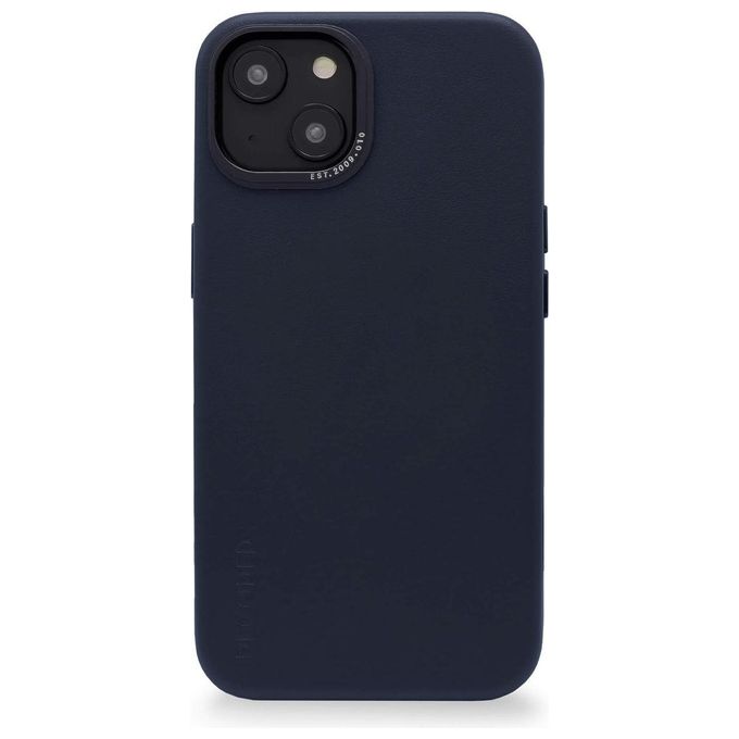 Decoded Leather BackCover per iPhone 14 Plus Steel Blue