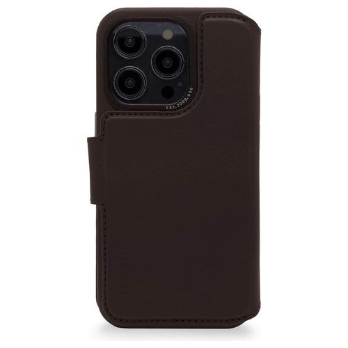 Decoded Leather Detachable Wallet per iPhone 14 Pro Max Chocolate Brown