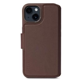 Decoded Leather MagSafe Modu Wallet per iPhone 13/14 Chocolate Brown