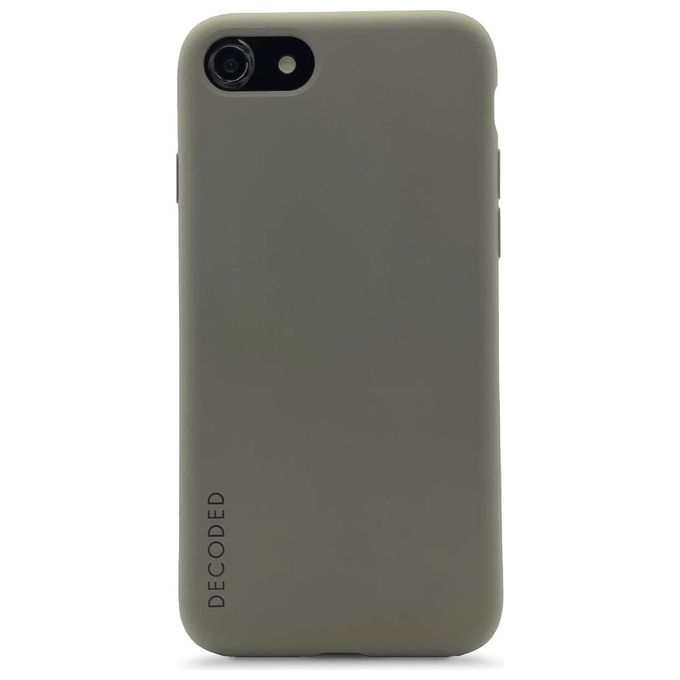 Decoded Silicone Cover Posteriore per iPhone SE3-SE2-8-7-6s-6 Olive