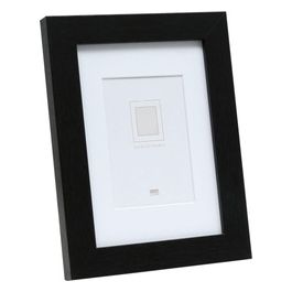 S66KF2 P1 Cornice Portafoto 30x45cm in Legno Nero con Passepartout