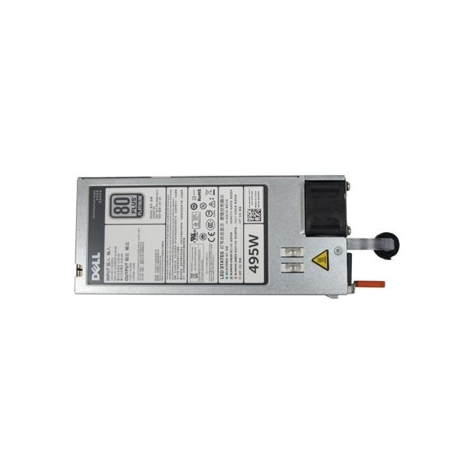 Dell Alimentatore hot-plug / ridondante (modulo plug-in) 495 Watt per PowerEdge R530, R630, R730, R730xd, T330 (495 Watt), T430 (495 Watt), T630 (495 Watt)