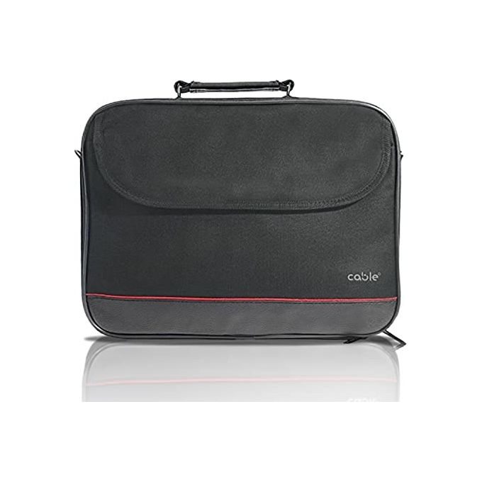 Dell Borsa Porta Notebook 14" Nera Linea Rossa